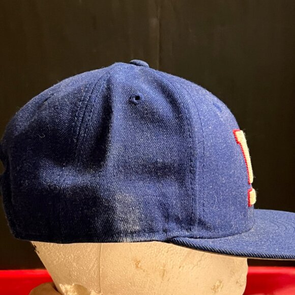 Vtg NFL Licensed New York Giants Denim Stitch Style New Era SnapBack Hat (GS2) - Picture 2 of 5